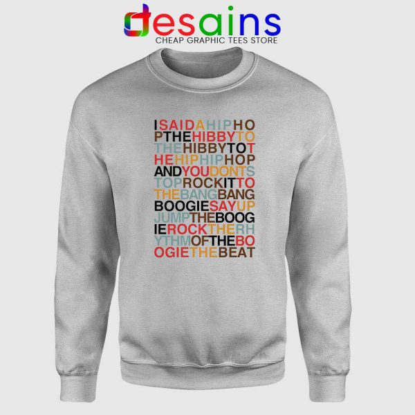 Rappers Delight Sport Grey Sweatshirt The Sugarhill Gang Sweater