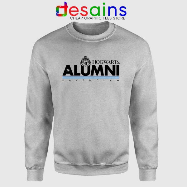 Ravenclaw Hogwarts Alumni Sport Grey Sweatshirt Harry Potter Hogwarts Shirts