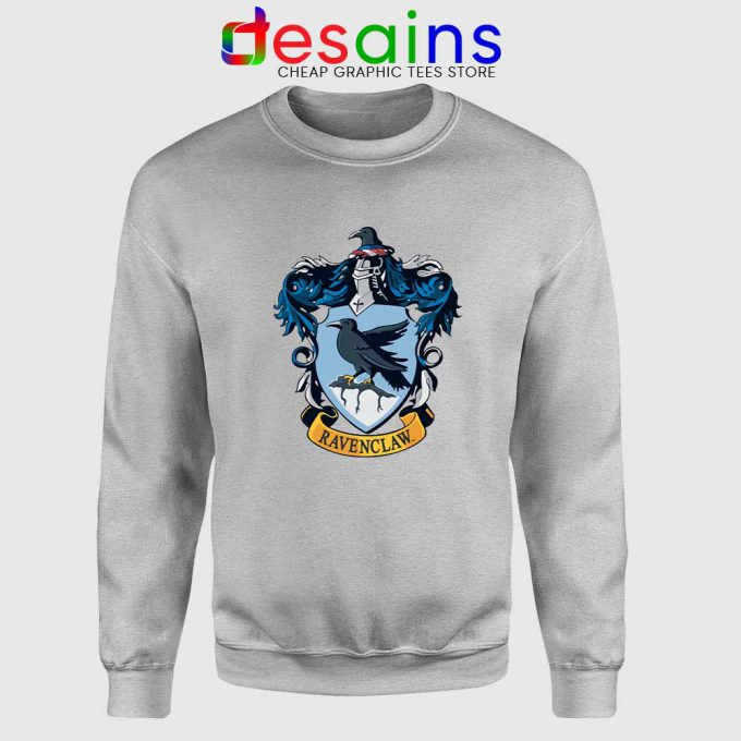 Ravenclaw House Hogwarts Sport Grey Sweatshirt Harry Potter Merch Sweater