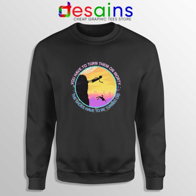 Rick and Morty Shoes Sweatshirt
