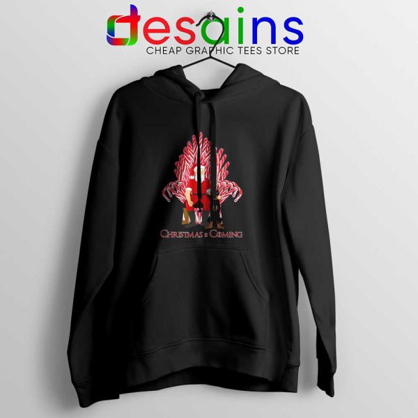 Santa Christmas Is Coming Black Hoodie Game of Thrones Hoodies S-2XL