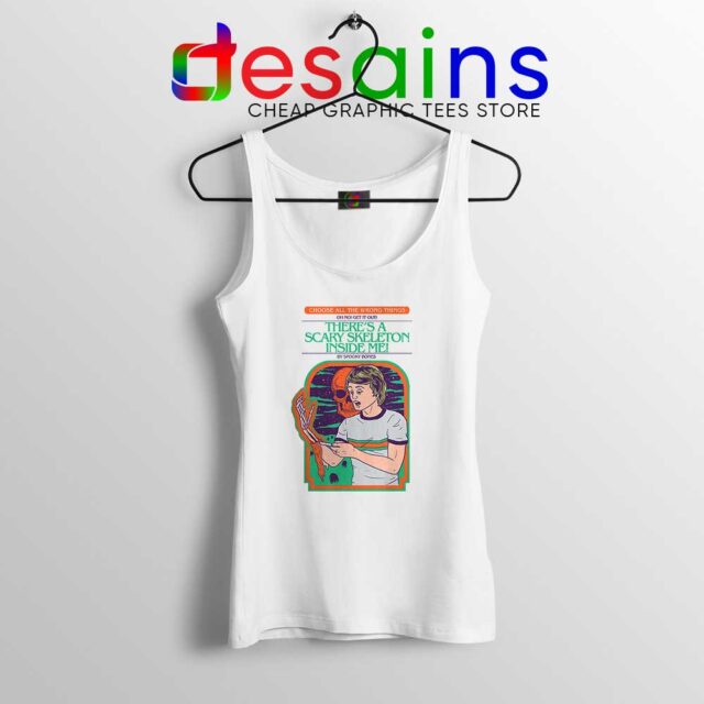 Scary Skeleton Inside Me Tank Top