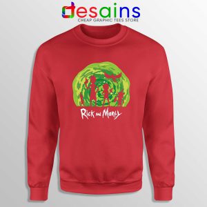 Schwifty Patrol Rick And Morty Red Sweatshirt Get Schwifty Sweater