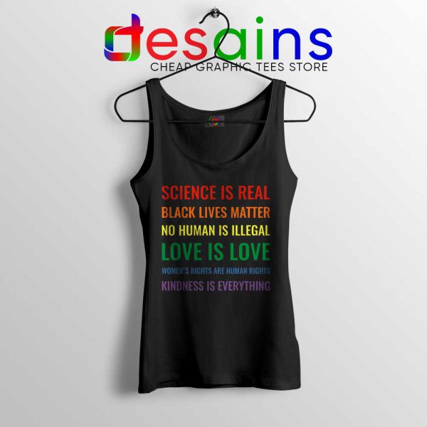 Science is Real Black Lives Matter Tank Top Cheap Tank Top LGBTQ