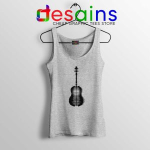 Shawn Mendes Guitar Tattoo Sport Grey Tank Top Shawn Mendes Merchandise Tops