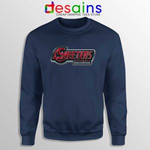 Sheeters Assemble Navy Sweatshirt Funny The Avengers Drunk