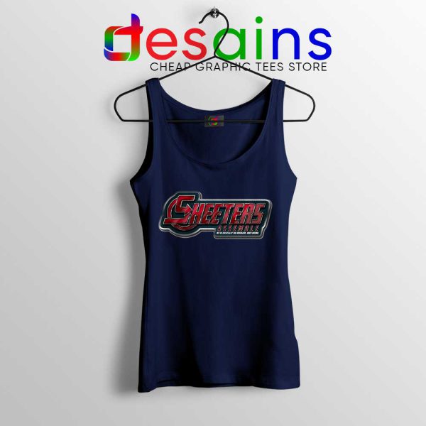 Sheeters Assemble Navy Tank Top Funny The Avengers Drunk Tank Tops