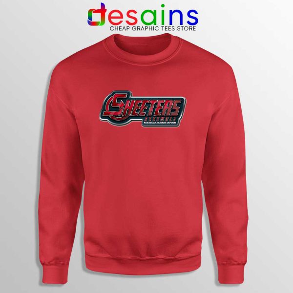 Sheeters Assemble Red Sweatshirt Funny The Avengers Drunk