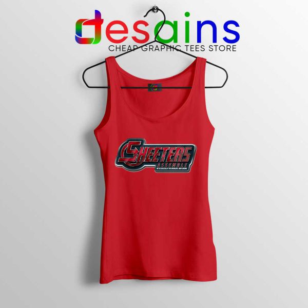 Sheeters Assemble Red Tank Top Funny The Avengers Drunk Tank Tops