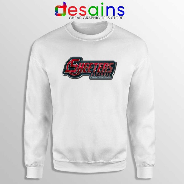 Sheeters Assemble White Sweatshirt Funny The Avengers Drunk