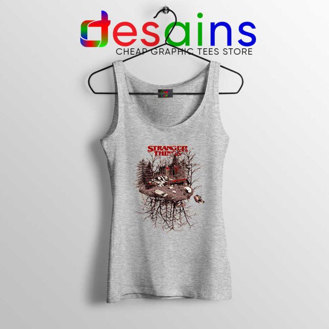 Stranger Things 3 Netflix Sport Grey Tank Top Buy Stranger Things Merch