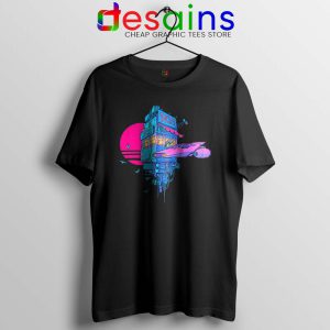 Tacos Sunset Space Black Tshirt Funny Tee Shirts Tacos GILDAN S-3XL