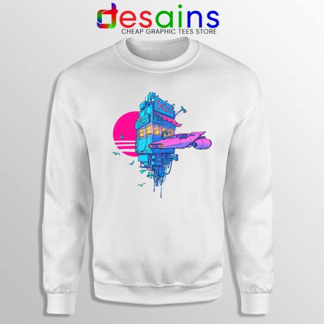 Tacos Sunset Space Sweatshirt