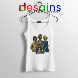 The Golden Ghouls White Tank Top Funny The Golden Girls Tank Top S-3XL
