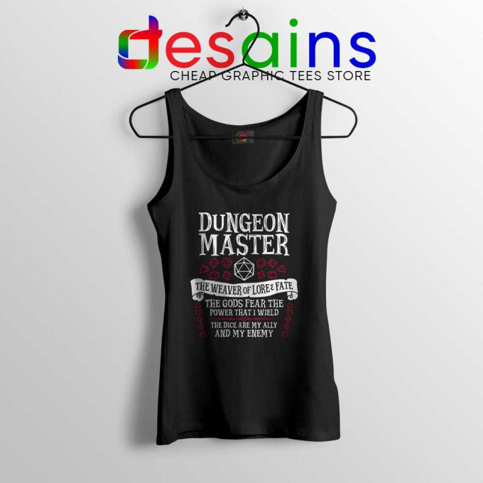 The Weaver of Lore and Fate Tank Top Dungeon Master Tank Tops Game