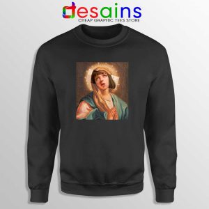 Virgin Mia Mary Black Sweatshirt Mia Wallace and Mar Funny Sweater