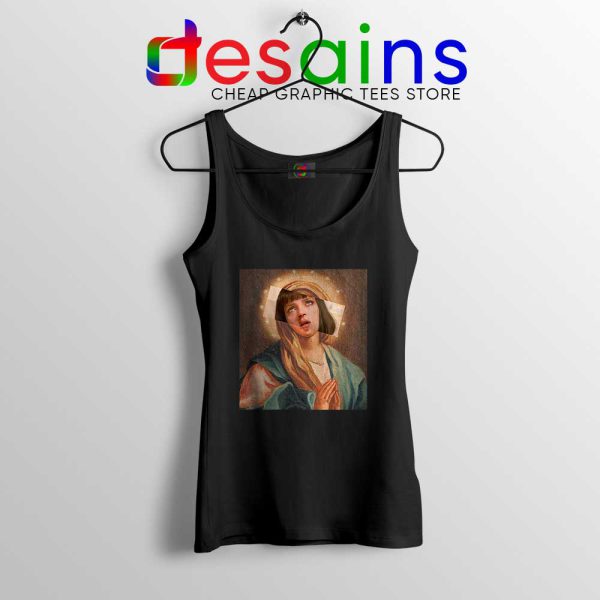 Virgin Mia Mary Black Tank Top Mia Wallace and Mary Cheap Tank Tops