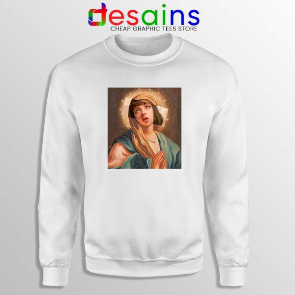 Virgin Mia Mary Sweatshirt Mia Wallace and Mar Funny Sweater