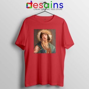 Virgin Mia Virgin Mary Red Tshirt Mia Wallace Cheap Tees Shirts