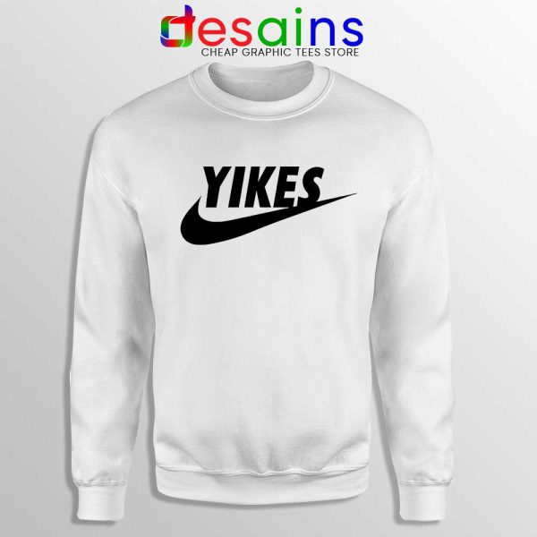 Yikes Just Do It Sweatshirt Funny Sweater Nike Parody Yikes S-2XL