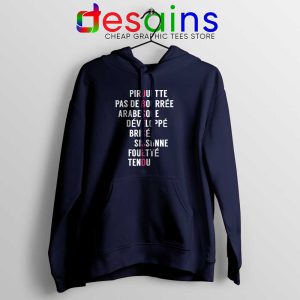 An Obsessed Ballerina Navy Hoodie Cheap Graphic Hoodies Ballerina