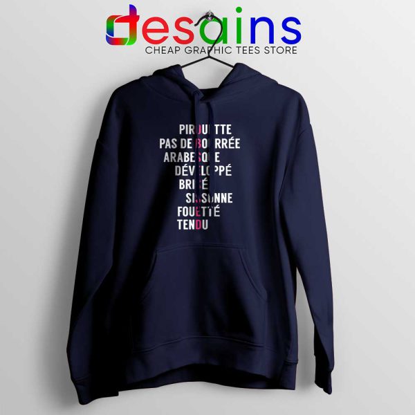 An Obsessed Ballerina Navy Hoodie Cheap Graphic Hoodies Ballerina