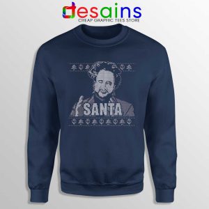 Ancient Aliens Ugly Christmas Navy Sweatshirt Aliens Meme Sweater S-3XL