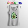 Avogato Avocado Tank Top Funny Avocado Cat Tank Tops S-3XL