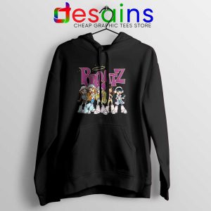 Bratz Angelz Dolls Black Hoodie Cartoon Bratz Hoodies S-2XL