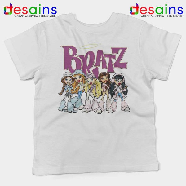 Bratz Angelz Dolls Kids Tshirt Cartoon Bratz Youth Tee Shirts S-XL