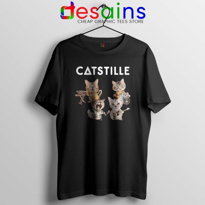 Catstille Band Bastille Cats Black Tshirt Bastille Tee Shirts S-3XL