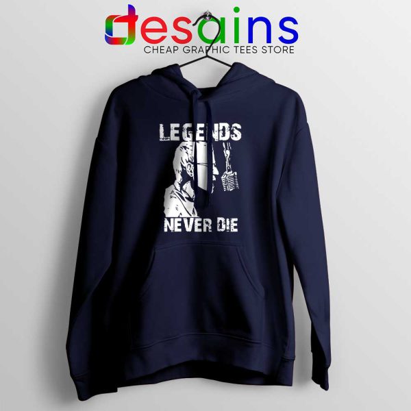 Chester Bennington Legends Never Die Navy Hoodie Linkin Park Merch