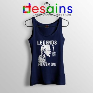 Chester Bennington Legends Never Die Navy Tank Top Linkin Park Merch Shirt