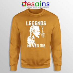 Chester Bennington Legends Never Die Orange Sweatshirt Linkin Park Sweater