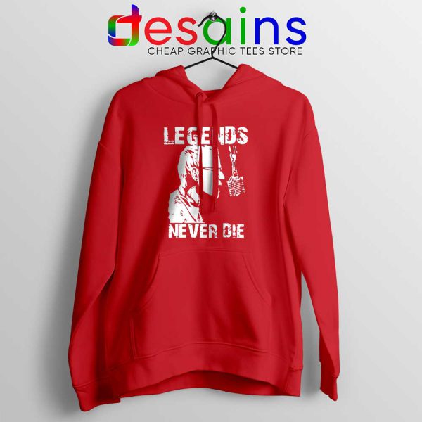 Chester Bennington Legends Never Die Red Hoodie Linkin Park Merch