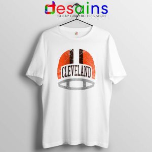 Cleveland Retro Helmet Tshirt Cleveland Browns Tee Shirts S-3XL