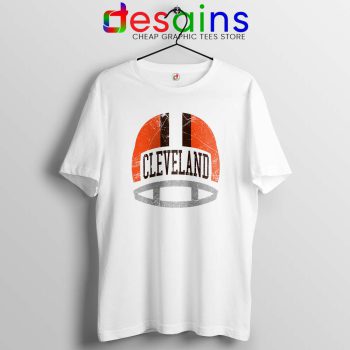Cleveland Retro Helmet Tshirt Cleveland 