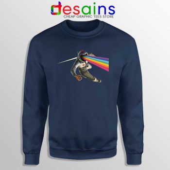 Cosmic Floyd Navy Sweatshirt Pink Floyd Rock Band Sweater S-3XL