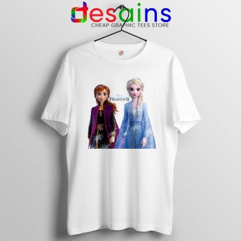 Elsa Anna Frozen 2 Tshirt Disney Film Merch Tee Shirts Size S-3XL