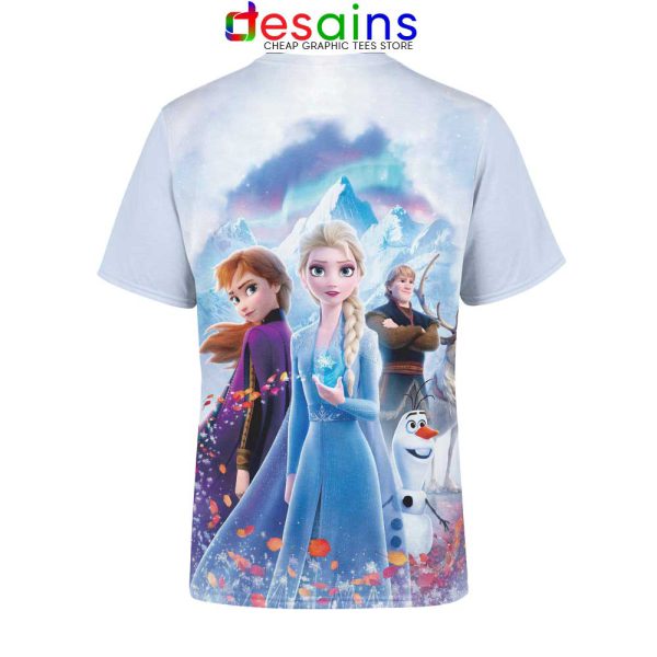 Frozen 2 Disney Back Tshirt Full Print Designs Tee Shirts S-3XL