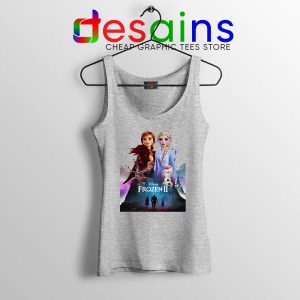 Frozen 2 Poster Art Sport Grey Tank Top Dinsey Frozen Tank Tops