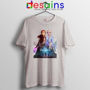 Frozen 2 Poster Art Sport Grey Tshirt Buy Frozen 2 Tee Shirts Adult