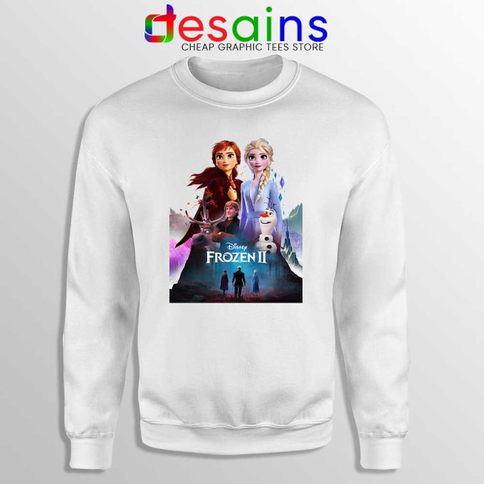 Frozen 2 Poster Art Sweatshirt Dinsey Frozen 2 Sweater S-3XL