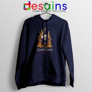 Game of Coins DuckTales Navy Hoodie Game Of Thrones DuckTales S-2XL