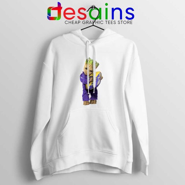 Groot I Love Baltimore Ravens Hoodie