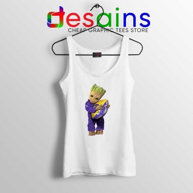 Groot I Love Baltimore Ravens Tank Top