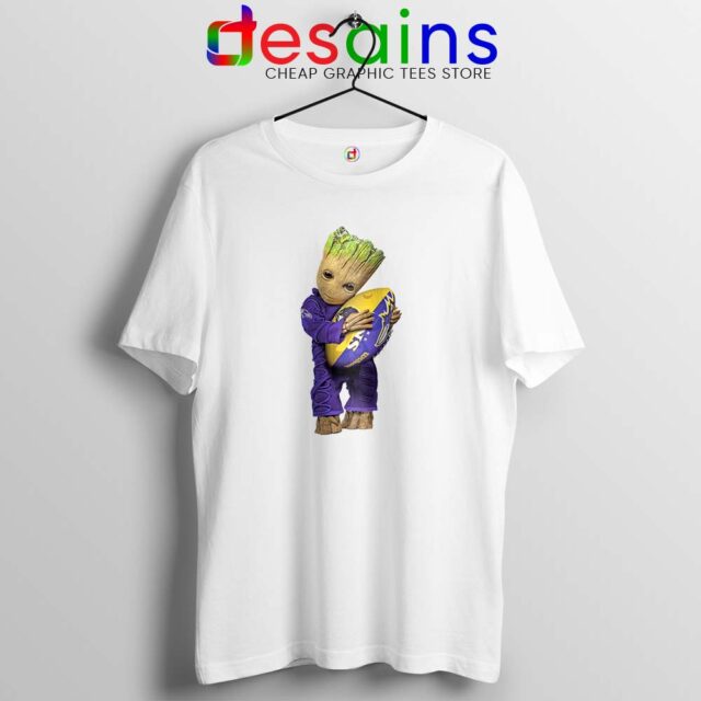 Groot I Love Baltimore Ravens Tshirt