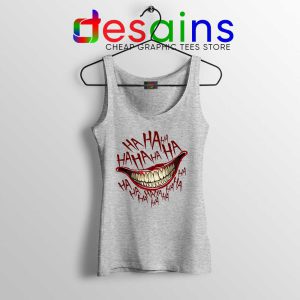 HAHAHA Joker Smile Sport Grey Tank Top Joker 2019 Film Tank Tops