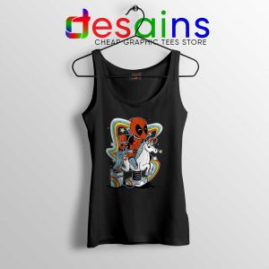 Happy Unicorn Deadpool Black Tank Top Cheap Deadpool Tank Tops