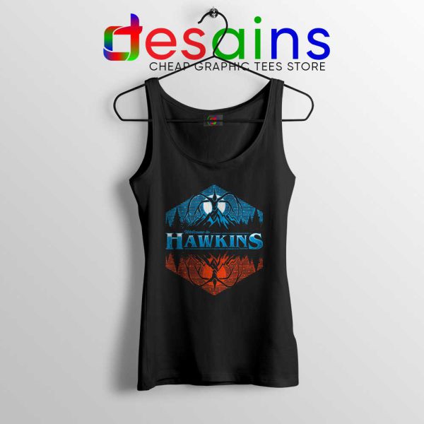 Hawkins Indiana Tank Top Stranger Things Season 3 Tops S-3XL